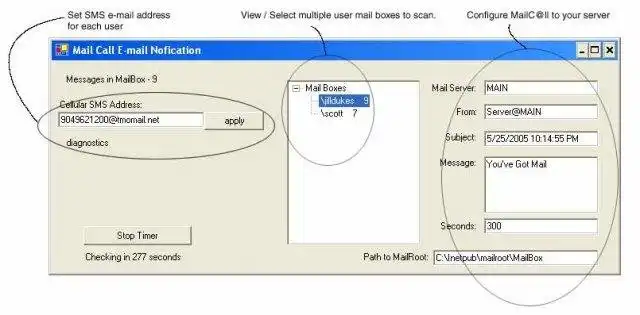 Download web tool or web app MailC@ll
