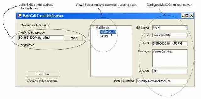 Baixe a ferramenta web ou o aplicativo web MailC@ll