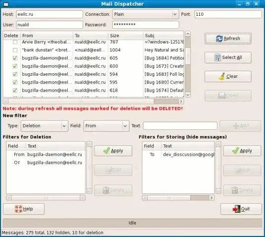 Download web tool or web app Mail Dispatcher