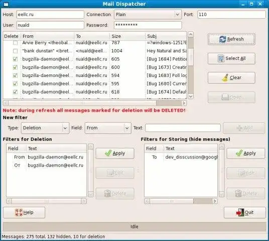 Unduh alat web atau aplikasi web Mail Dispatcher