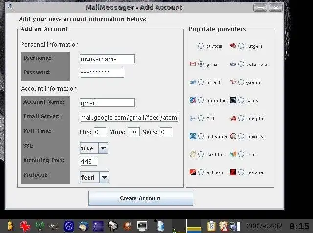Download web tool or web app MailMessager - Mail Notification Center