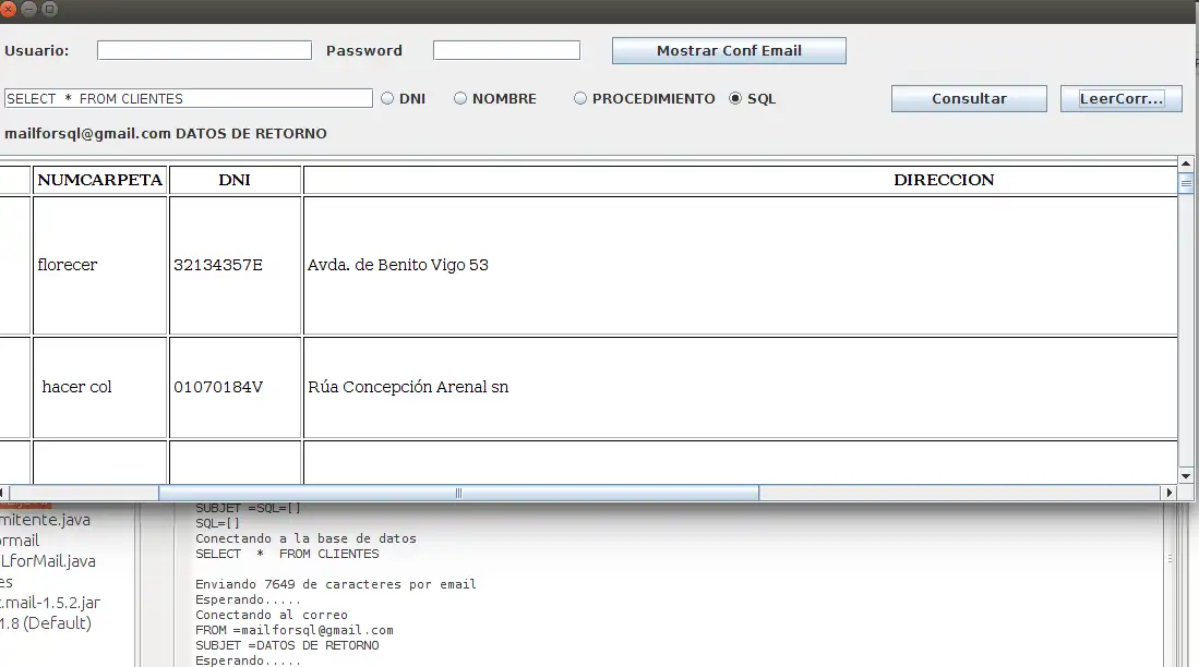 Download web tool or web app MailMonitorSQL