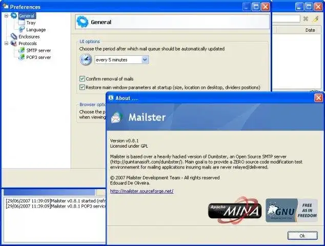 Unduh alat web atau aplikasi web Mailster