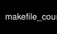 ເປີດໃຊ້ makefile_count ໃນ OnWorks ຜູ້ໃຫ້ບໍລິການໂຮດຕິ້ງຟຣີຜ່ານ Ubuntu Online, Fedora Online, Windows online emulator ຫຼື MAC OS online emulator