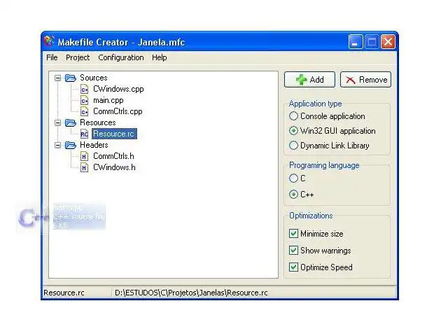 Download web tool or web app Makefile Creator