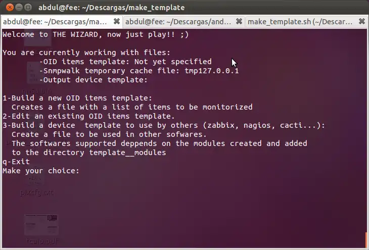 Download web tool or web app make snmp templates