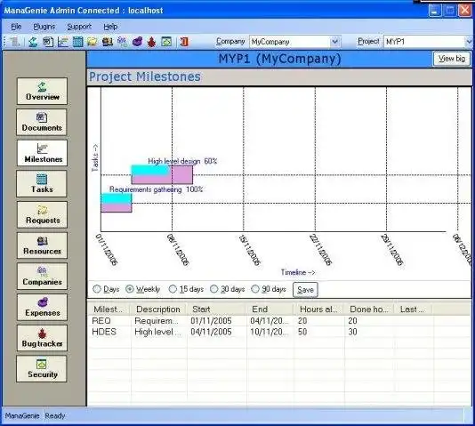 Tải xuống công cụ web hoặc ứng dụng web ManaGenie