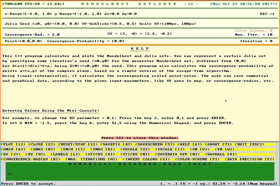 Muat turun alat web atau aplikasi web MandelbrotExplorer untuk dijalankan dalam Windows dalam talian melalui Linux dalam talian