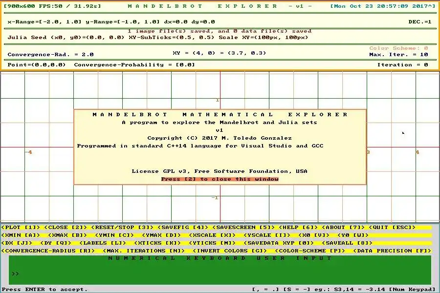 Загрузите веб-инструмент или веб-приложение MandelbrotExplorer для работы в Windows онлайн через Linux онлайн