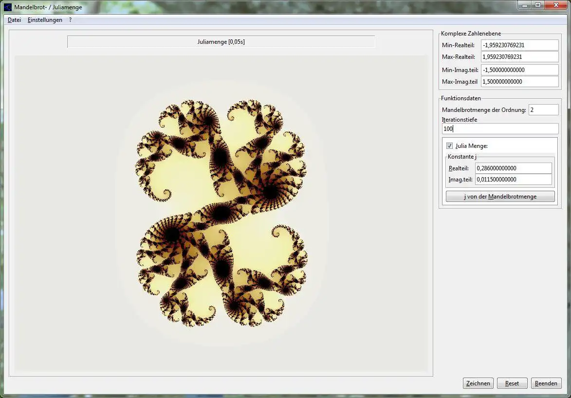 Download web tool or web app Mandelbrot