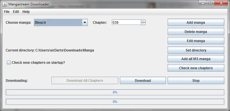 Download web tool or web app MangaStream Downloader