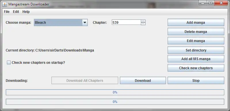 Descărcați instrumentul web sau aplicația web MangaStream Downloader