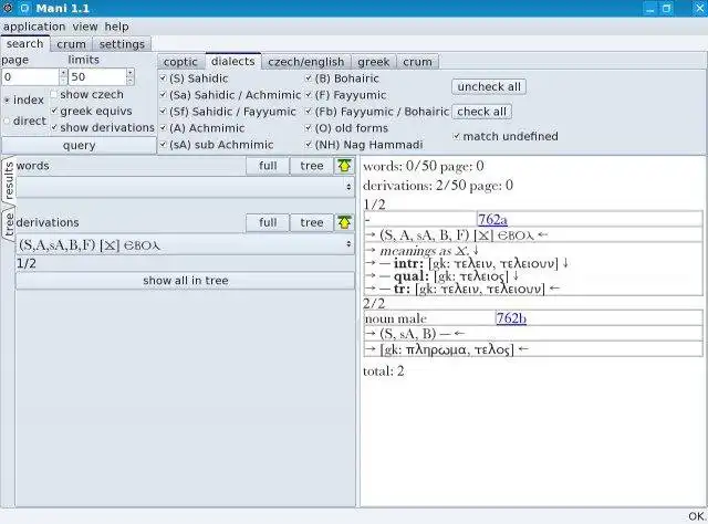 Download web tool or web app Mani to run in Windows online over Linux online