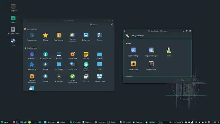 Uwolnij Manjaro online