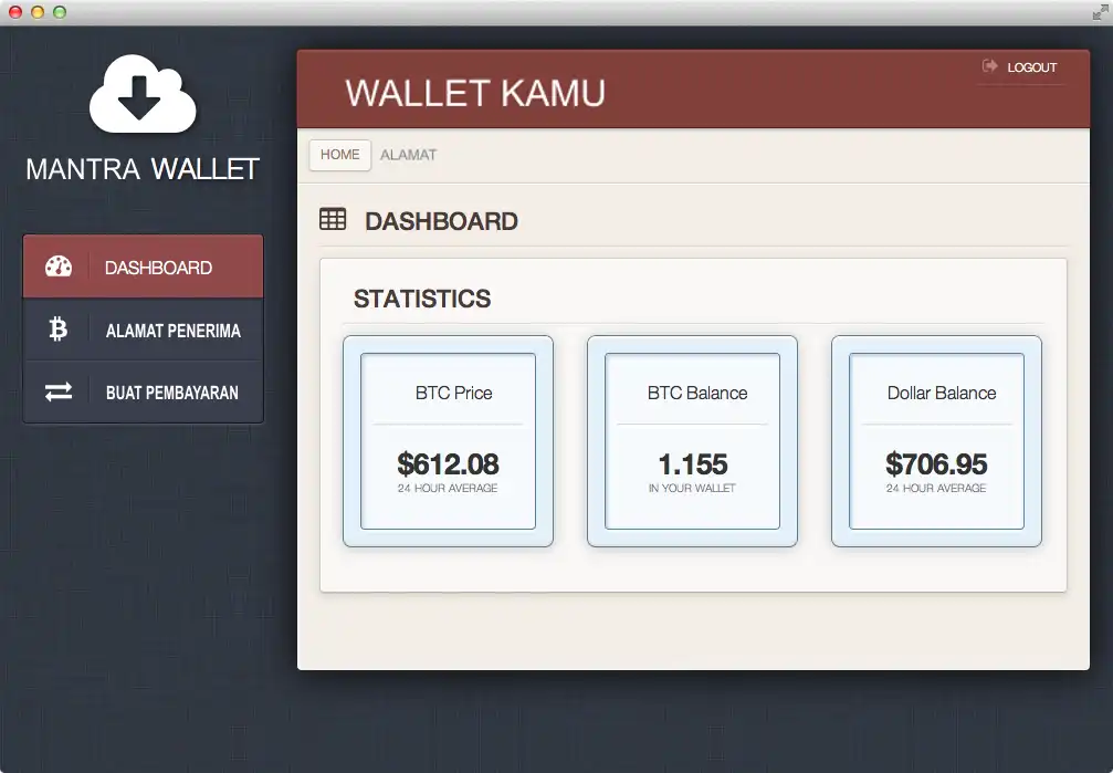 Download web tool or web app MantraWallet