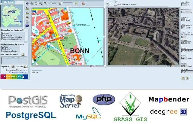 웹 도구 또는 웹 앱 Mapbender를 다운로드하여 온라인 Linux를 통해 Windows 온라인에서 실행