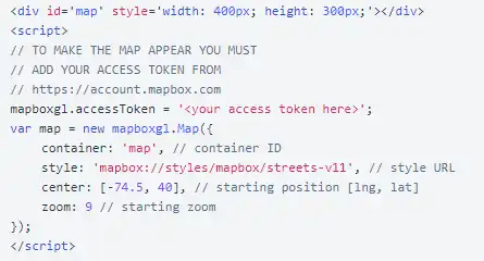 Download web tool or web app Mapbox GL JS