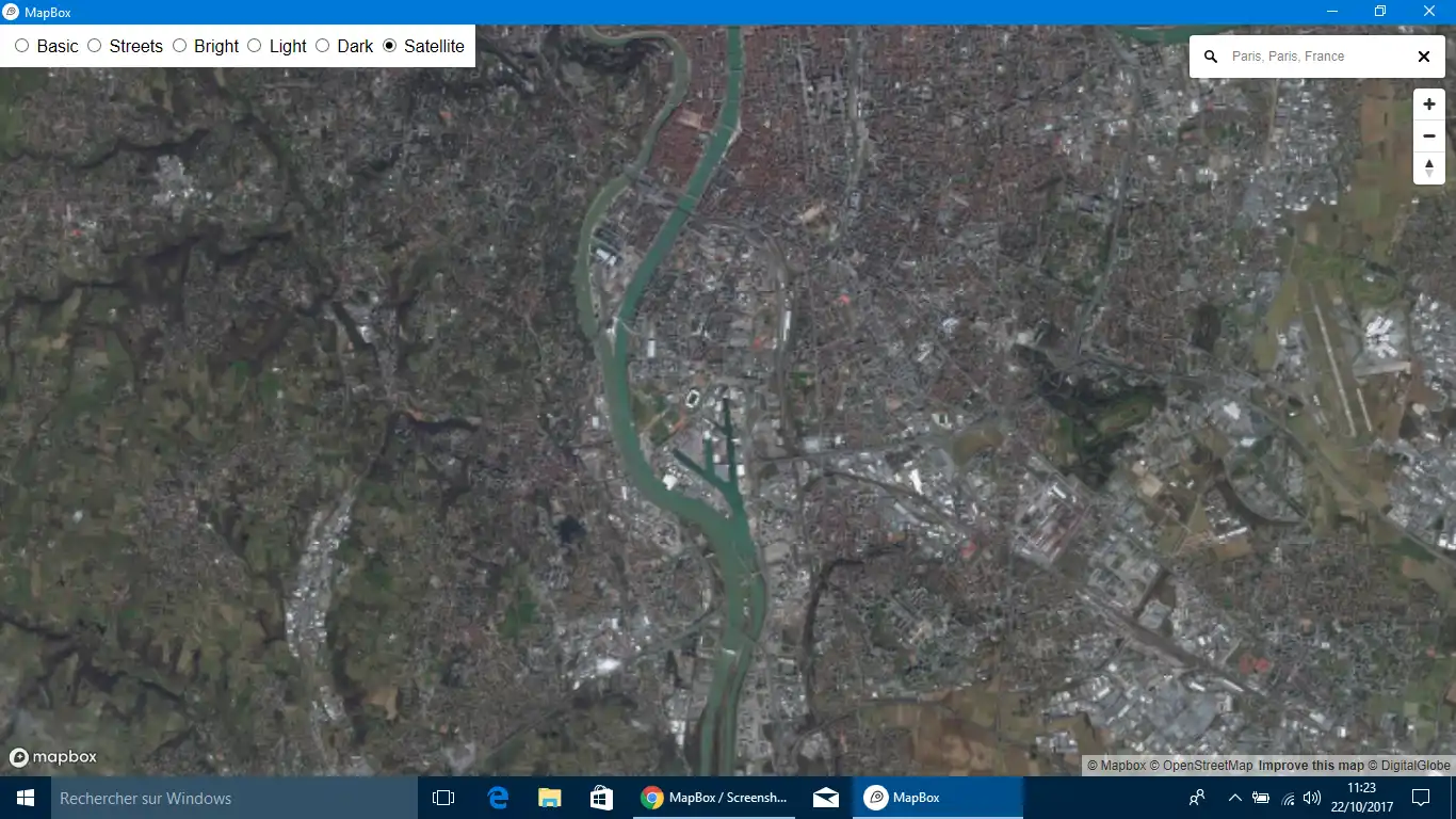 Web aracını veya web uygulamasını indirin MapBox