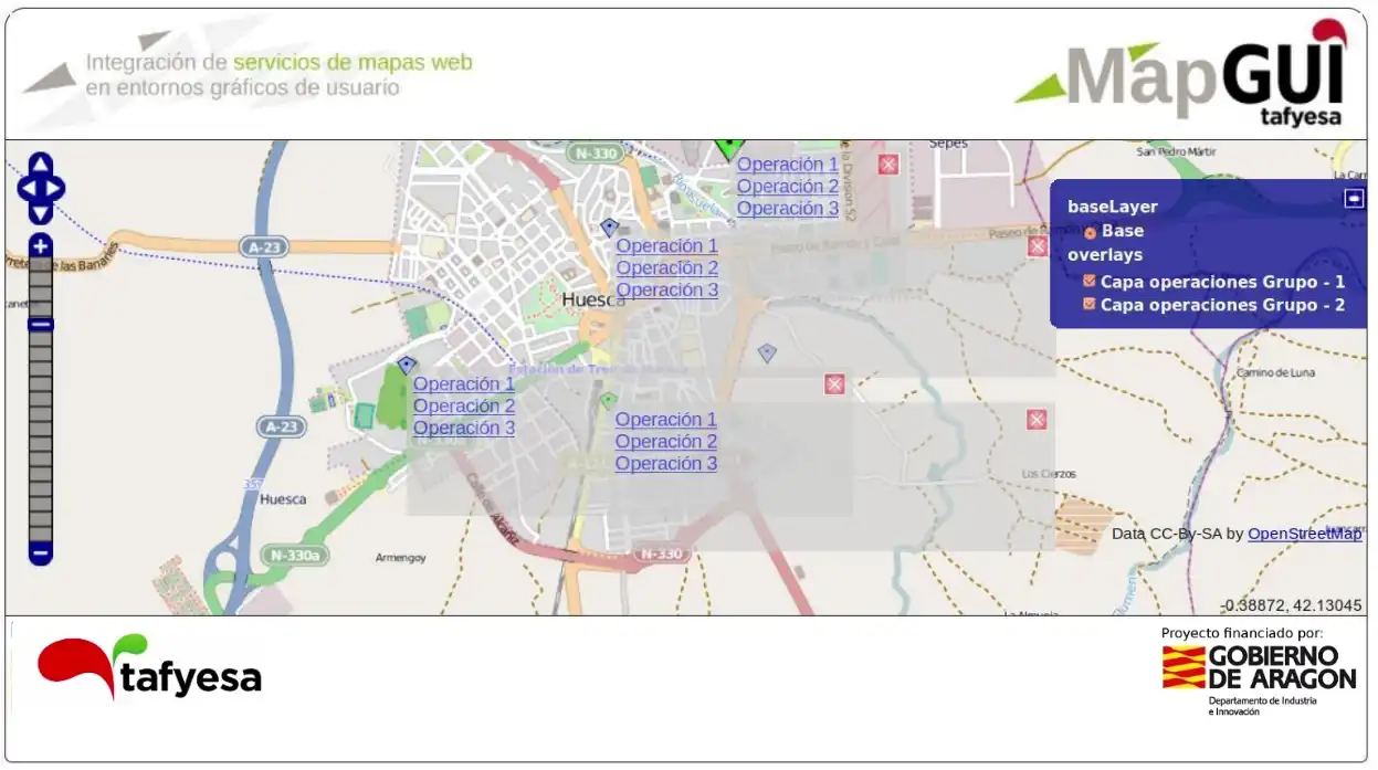 قم بتنزيل أداة الويب أو تطبيق الويب MapGUI للتشغيل في Windows عبر الإنترنت عبر Linux عبر الإنترنت