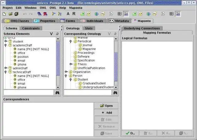 Descărcați instrumentul web sau aplicația web MAPONTO pentru a rula online în Linux