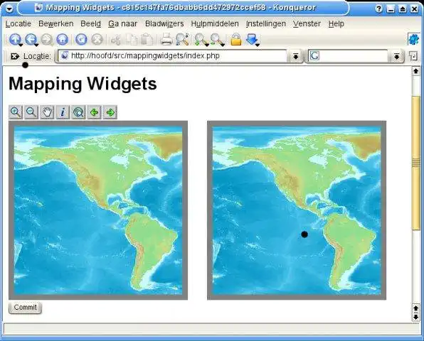 Download web tool or web app MappingWidgets to run in Windows online over Linux online
