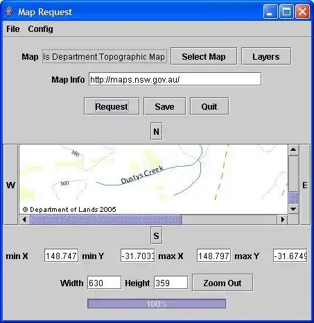 Download web tool or web app MapRequest to run in Windows online over Linux online