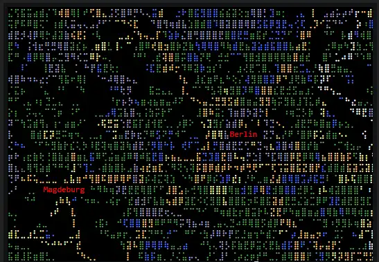 웹 도구 또는 웹 앱 MapSCII 다운로드