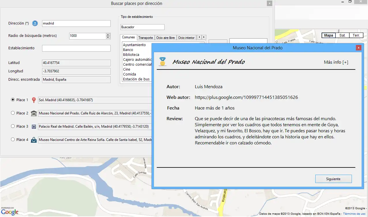 Download web tool or web app Maps.NET to run in Windows online over Linux online
