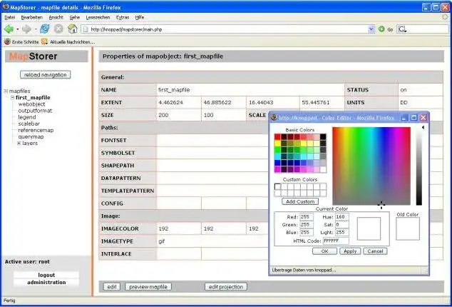 Download web tool or web app MapStorer