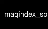 Execute maqindex_socks no provedor de hospedagem gratuita OnWorks no Ubuntu Online, Fedora Online, emulador online do Windows ou emulador online do MAC OS