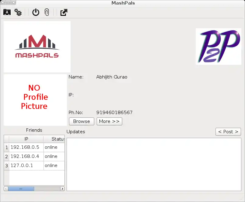 Download web tool or web app MashPalsP2p