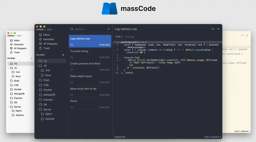 Mag-download ng web tool o web app massCode