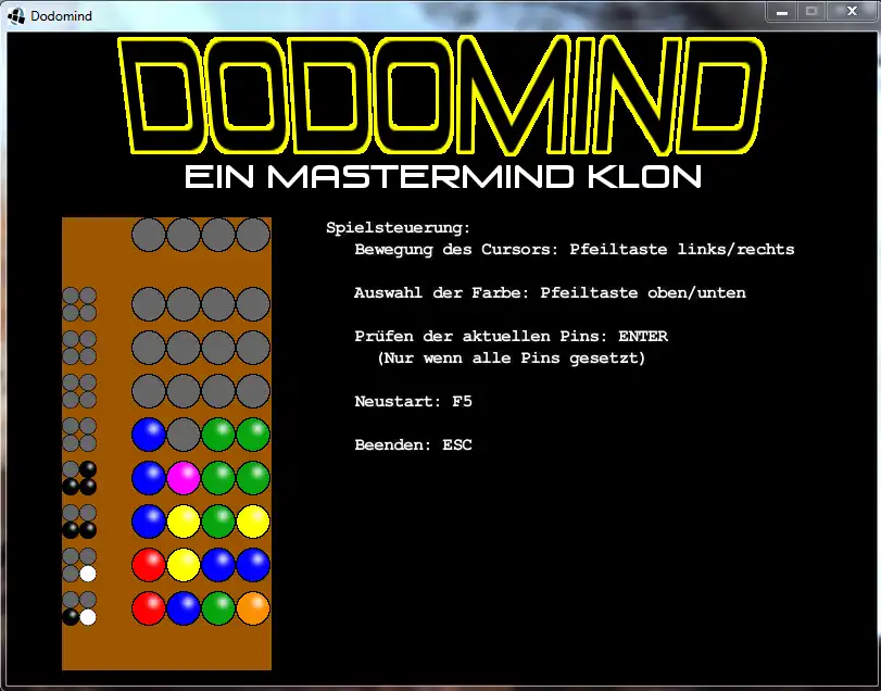 Download de webtool of webapp Mastermind om in Windows online via Linux online te draaien