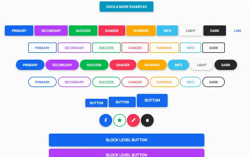 Download web tool or web app Material Design for Bootstrap 5 React 17