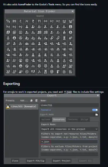 Téléchargez l'outil Web ou l'application Web MaterialIcons for Godot