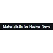 Free download Materialistic for Hacker News Windows app to run online win Wine in Ubuntu online, Fedora online or Debian online