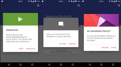 Download web tool or web app MaterialStyledDialogs