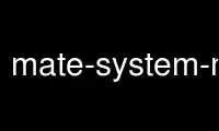 Patakbuhin ang mate-system-monitor sa OnWorks na libreng hosting provider sa Ubuntu Online, Fedora Online, Windows online emulator o MAC OS online emulator