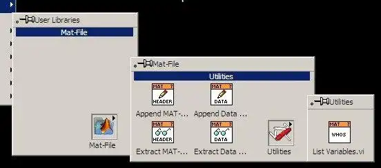 Download web tool or web app MAT-File IO library for LabVIEW