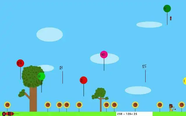 הורד כלי אינטרנט או אפליקציית אינטרנט Math Balloon Pop כדי להפעיל בלינוקס באופן מקוון