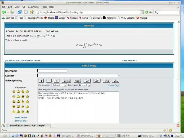 Загрузите веб-инструмент или веб-приложение MathBB для работы в Windows онлайн через Linux онлайн