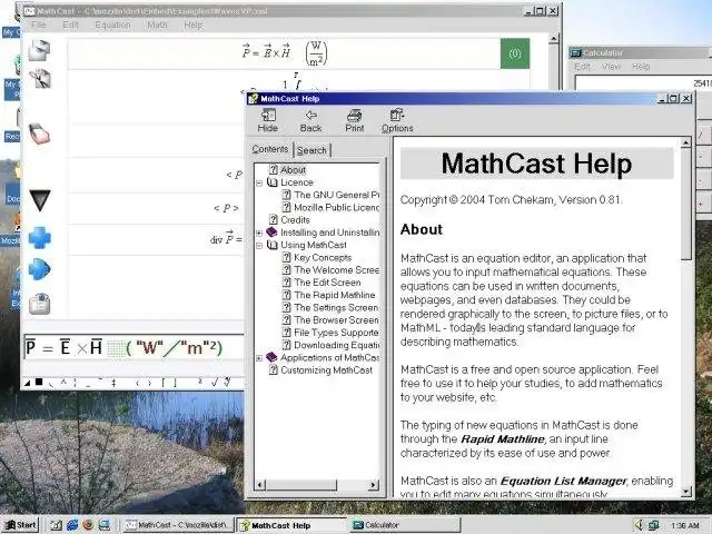 Download web tool or web app MathCast Equation Editor