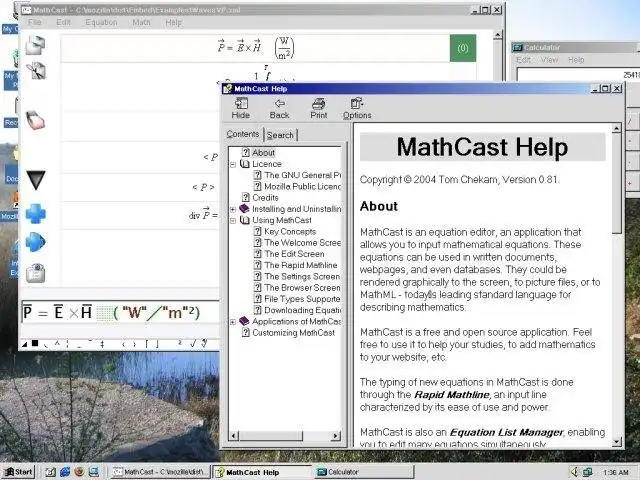 Baixe a ferramenta ou aplicativo da web MathCast Equation Editor