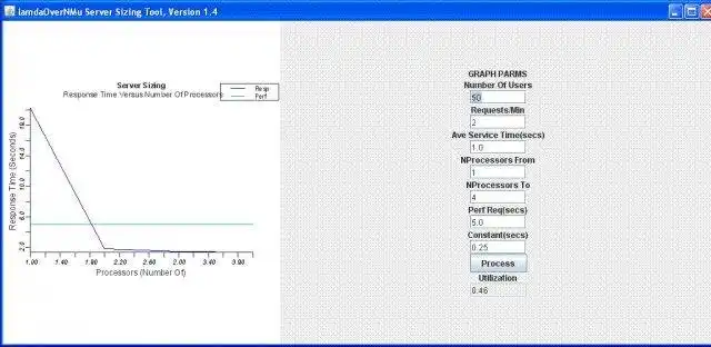 Download web tool or web app Mathematical Server Sizing