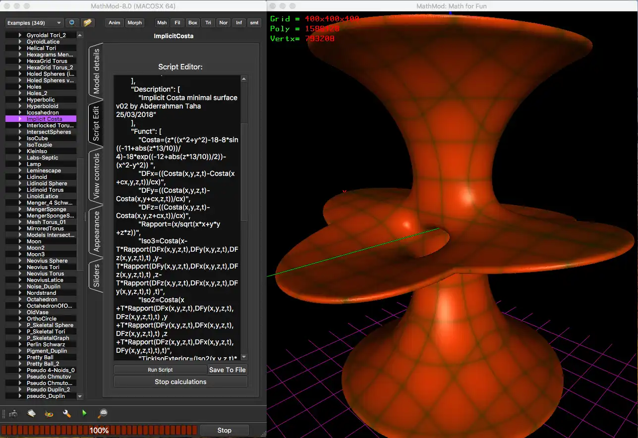 Web ツールまたは Web アプリ MathMod をダウンロードする