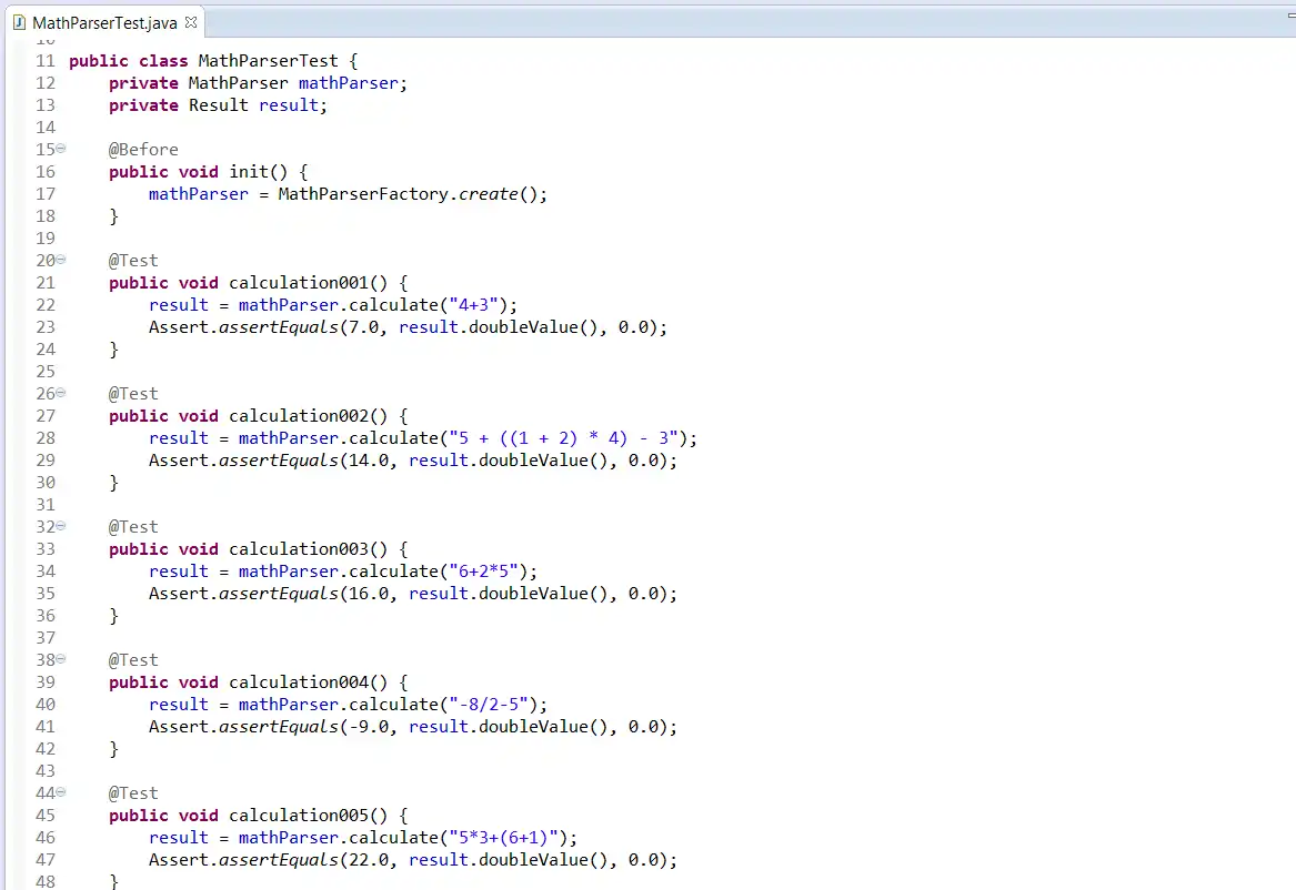 Download web tool or web app MathParser Java - Math Parser library  to run in Windows online over Linux online