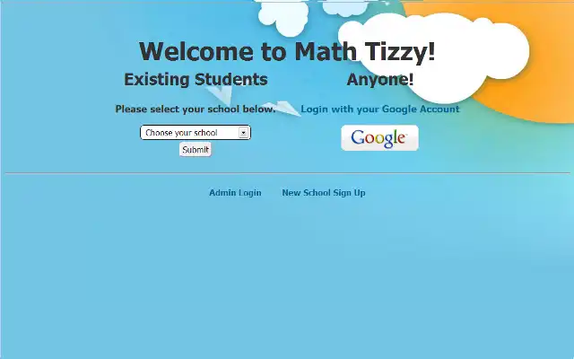Download web tool or web app MathTizzy