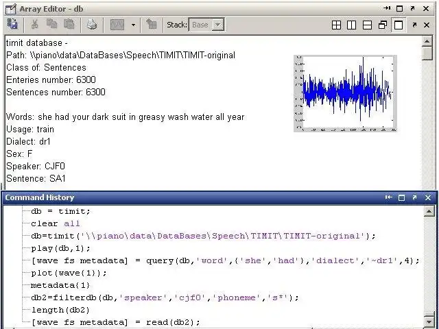 Mag-download ng web tool o web app na MATLAB Audio Database Toolbox
