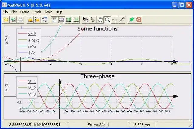 Download web tool or web app MatPlot to run in Windows online over Linux online