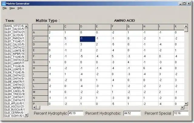 Download web tool or web app matrixGen to run in Windows online over Linux online